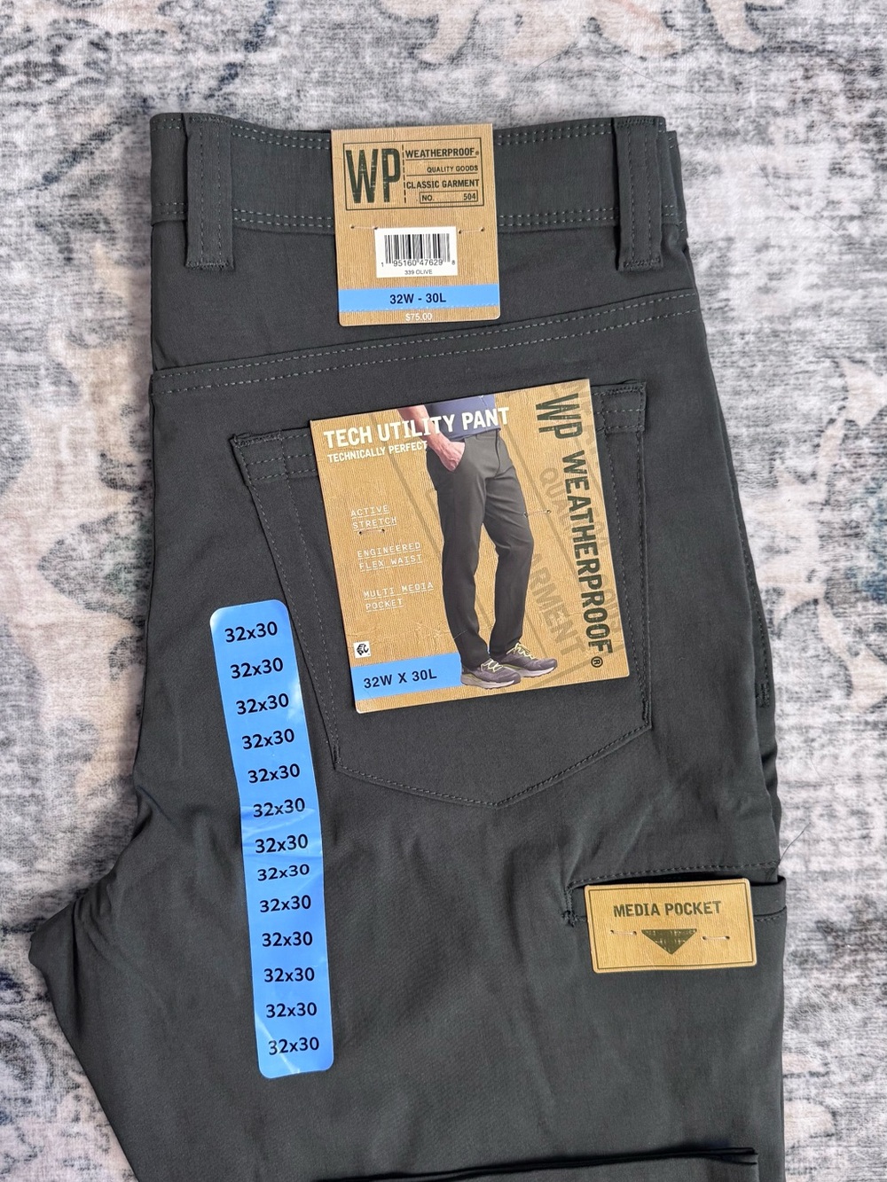 Weatherproof WP Tech Utility Pant - Classic no. 504